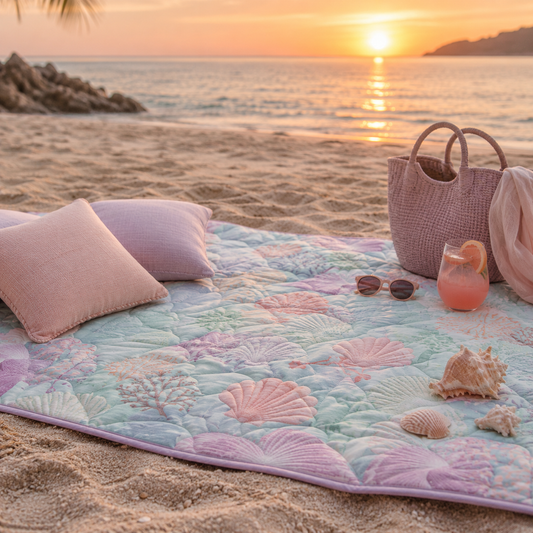 Dreamy Beach Picnic Mat